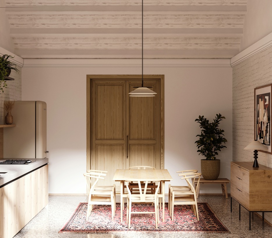 Kitchen In Scandinavian Style #6 - 