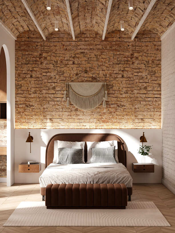 Bedroom In Loft Style #1 - 