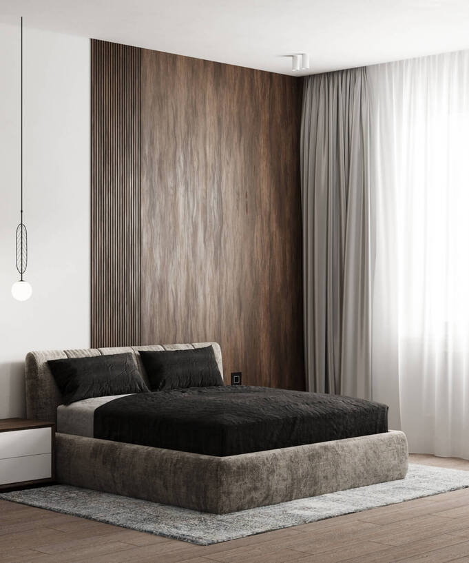 Bedroom In Minimalist Style #16 - 3