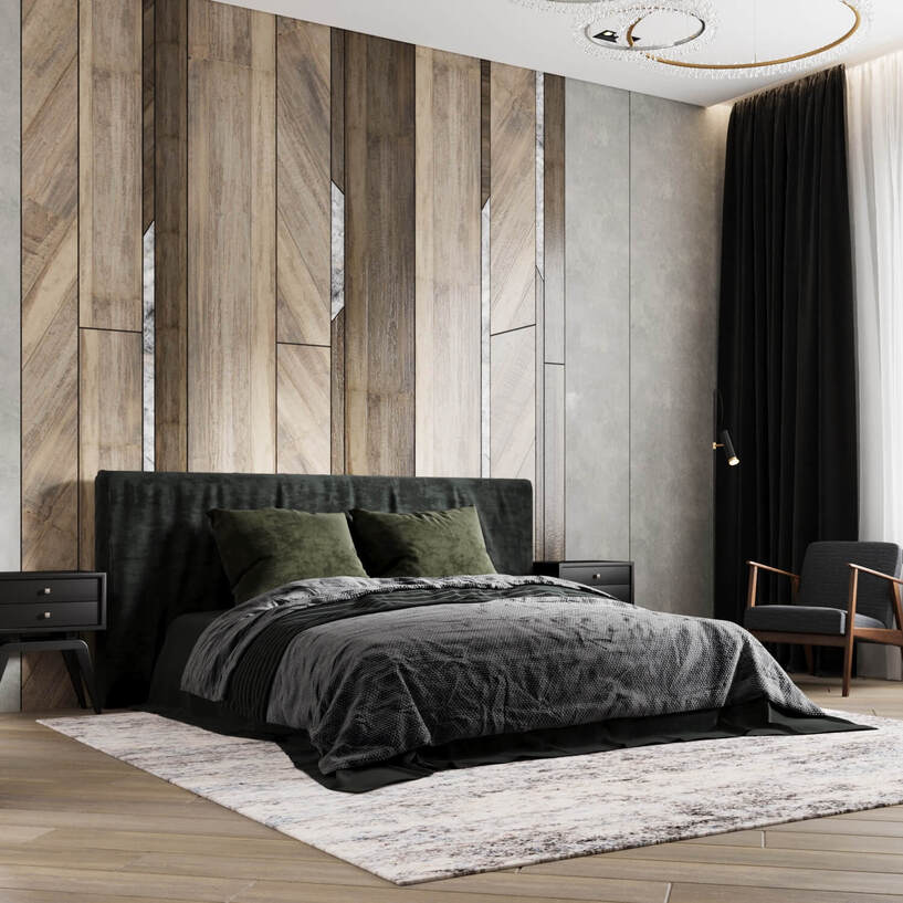 Bedroom In Contemporary Style #15 - 