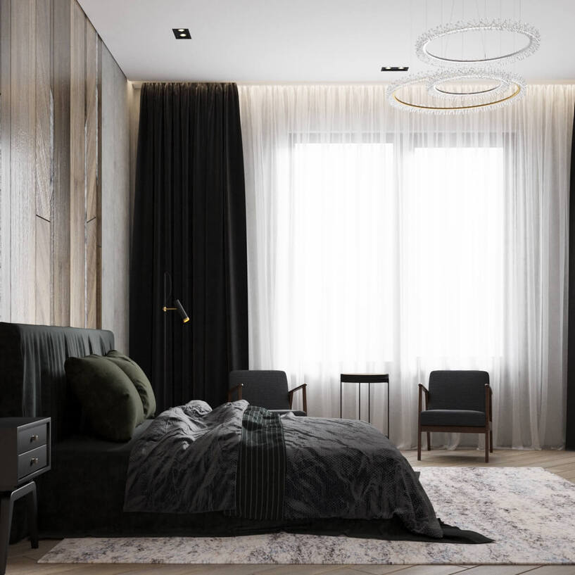 Bedroom In Contemporary Style #15 - 3