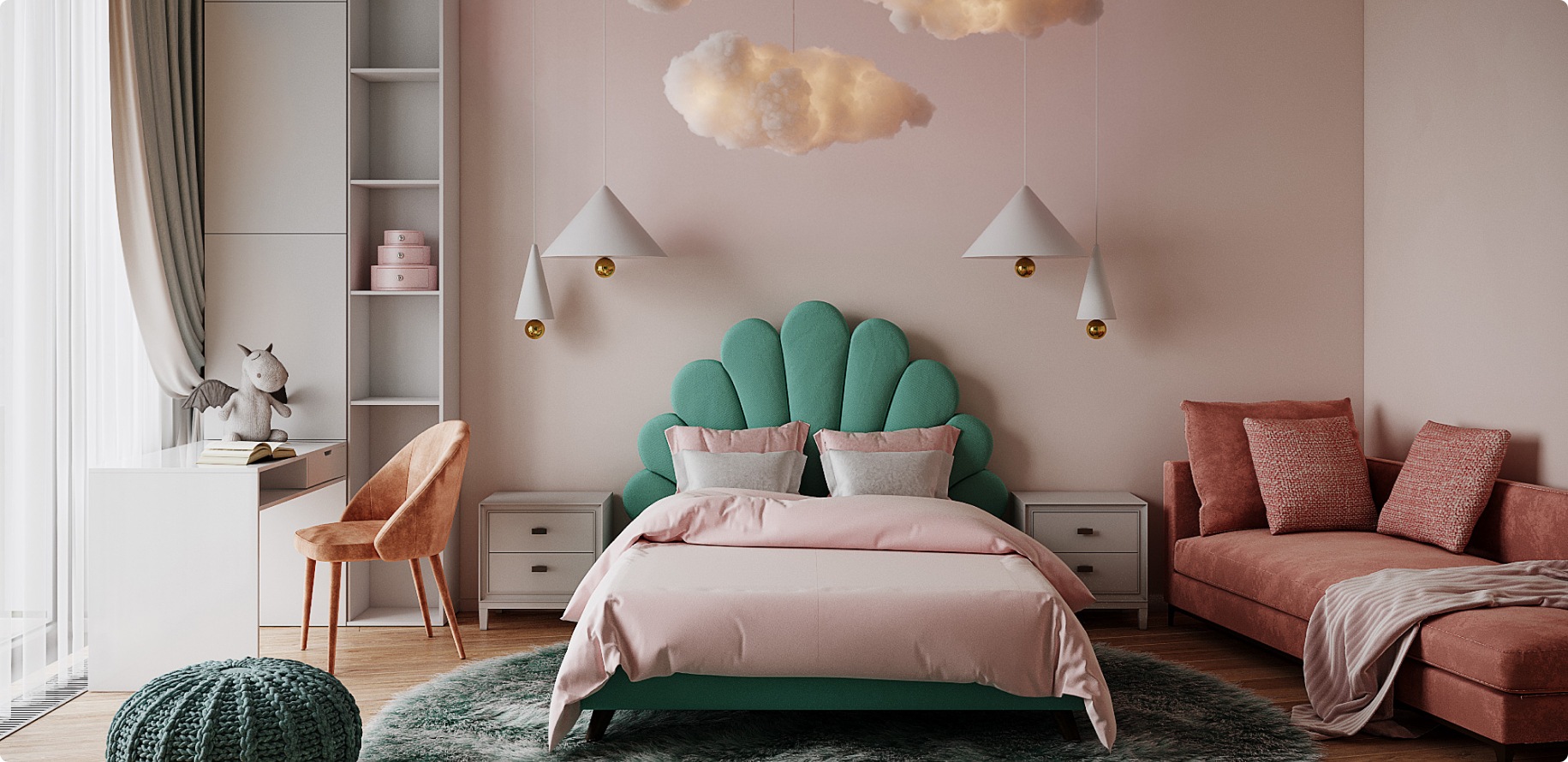 Bedroom 3D Product Rendering